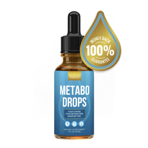 Metabo Drops bottles next to a cup of coffee