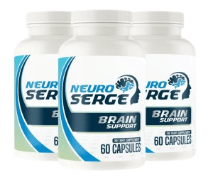 Neuro Serge brain support supplement bottles