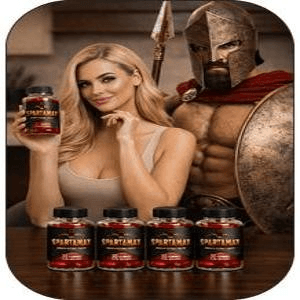 Spartamax men's wellness supplement bottles